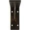 Ekena Millwork Embrey Steel Bracket, Antiqued Pale Gold 2"W x 12"D x 5 1/4"H BKTM02X12X05EBAPG - alternate 7